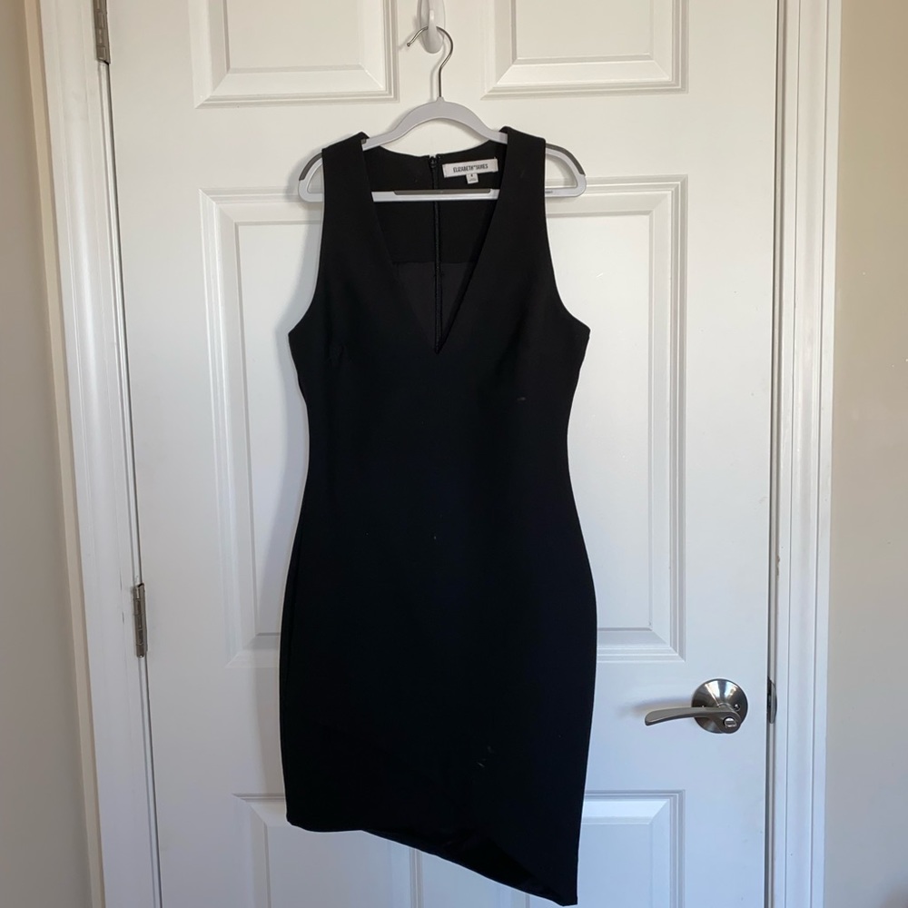 Elizabeth and James Black asymmetrical dress